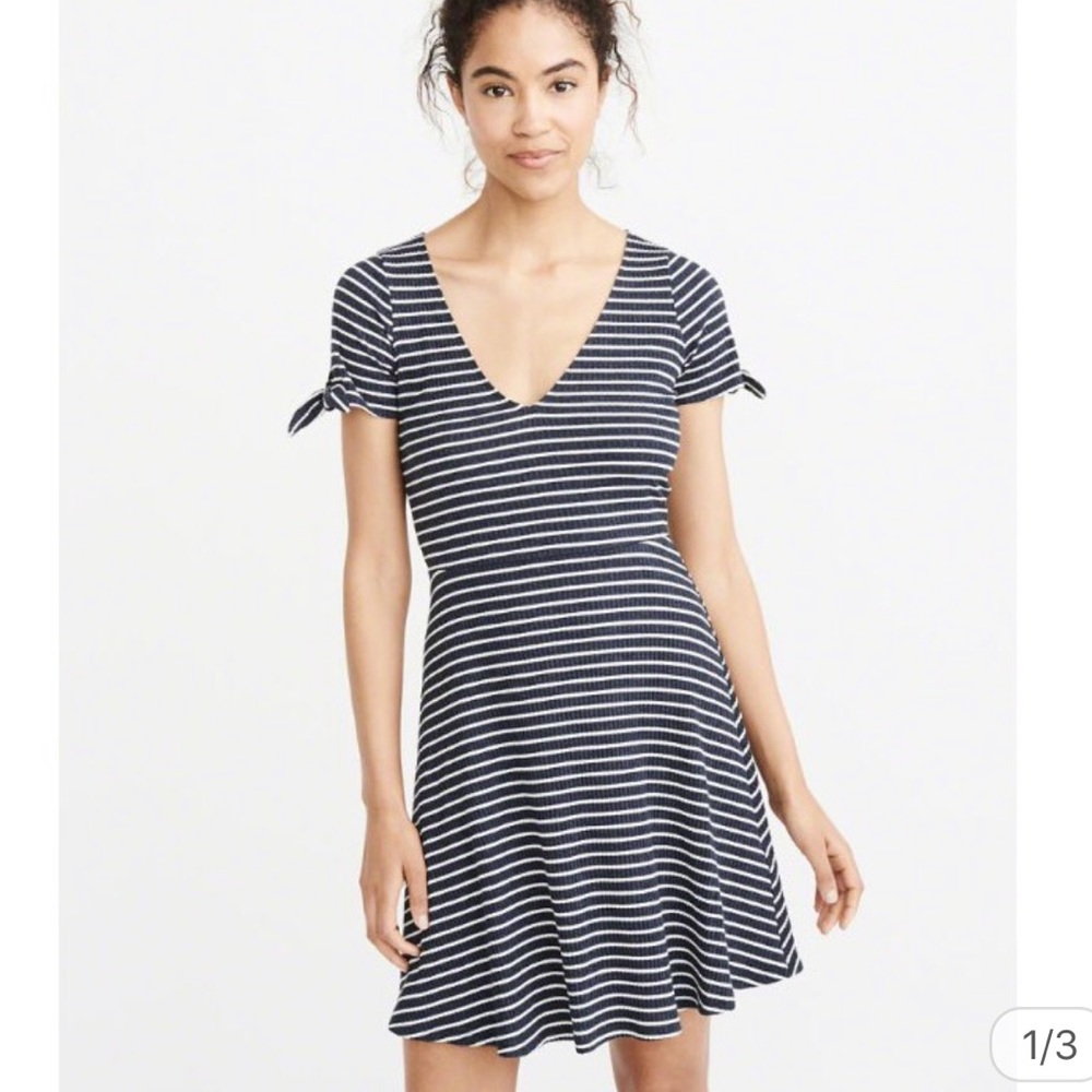 Abercrombie and Fitch Gray Skater Dress